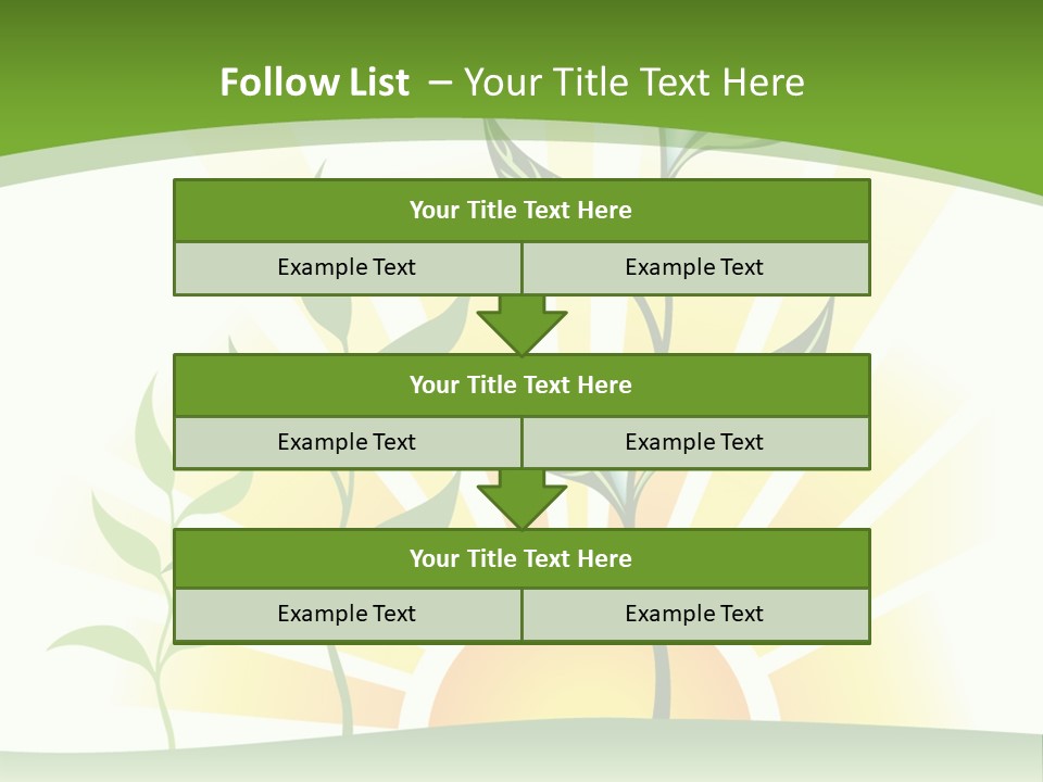 Pure Seed Leaf PowerPoint Template