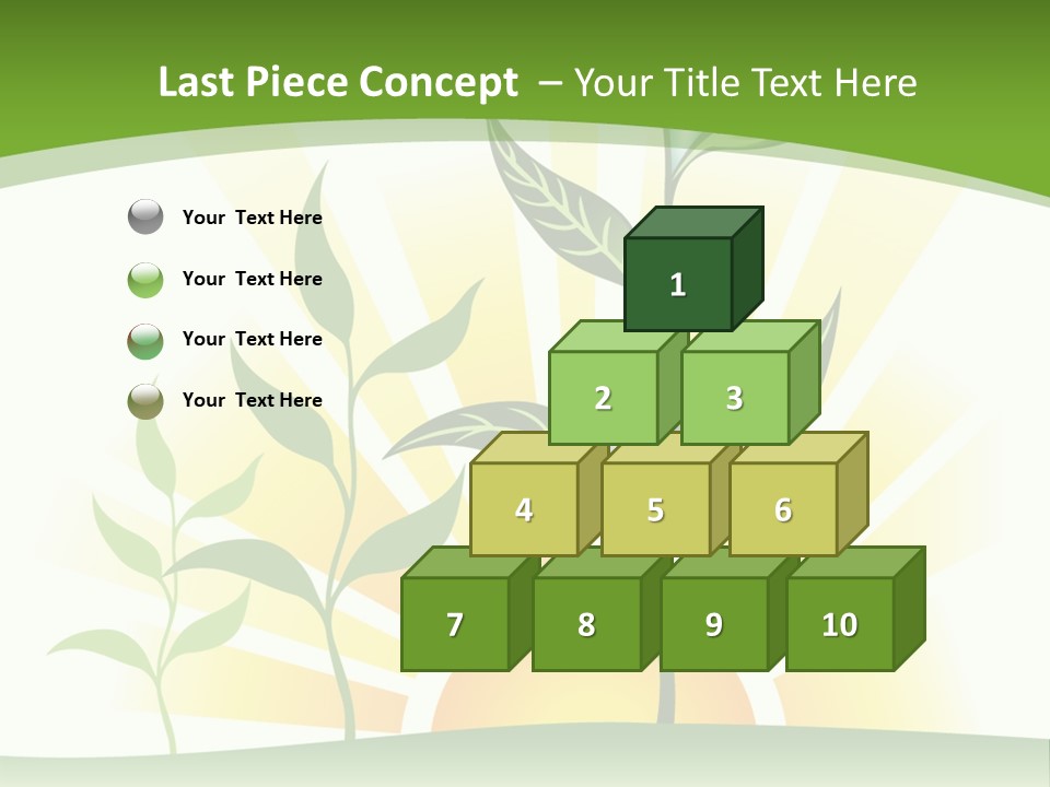 Pure Seed Leaf PowerPoint Template