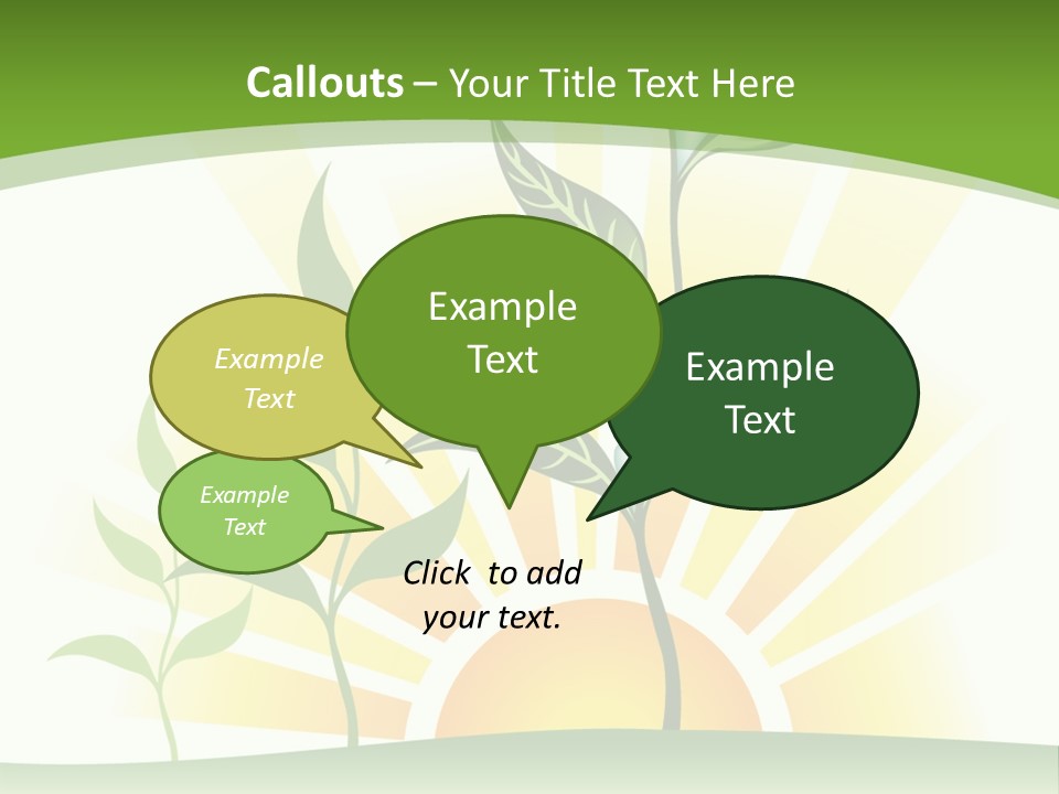 Pure Seed Leaf PowerPoint Template