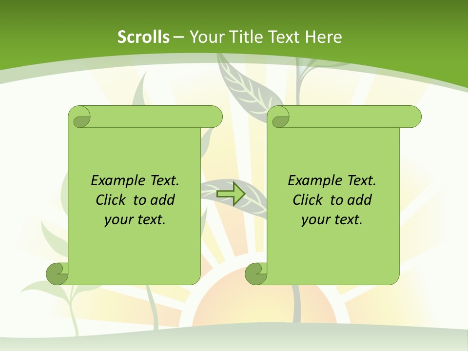 Pure Seed Leaf PowerPoint Template