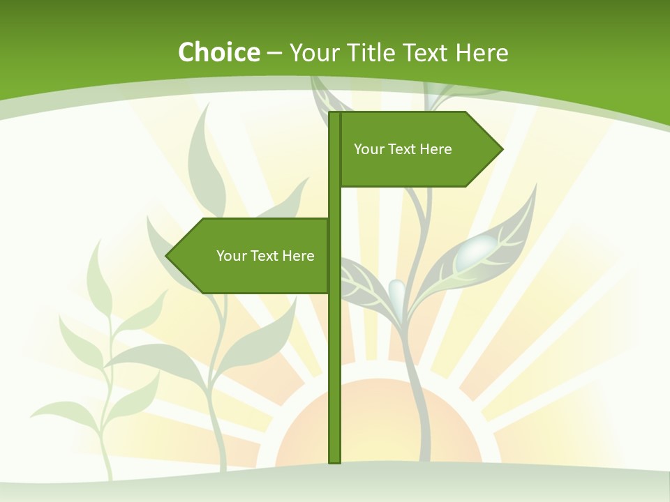 Pure Seed Leaf PowerPoint Template