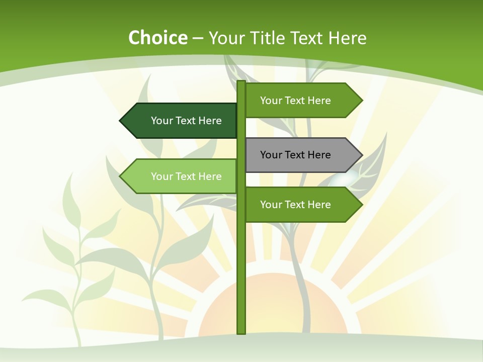 Pure Seed Leaf PowerPoint Template