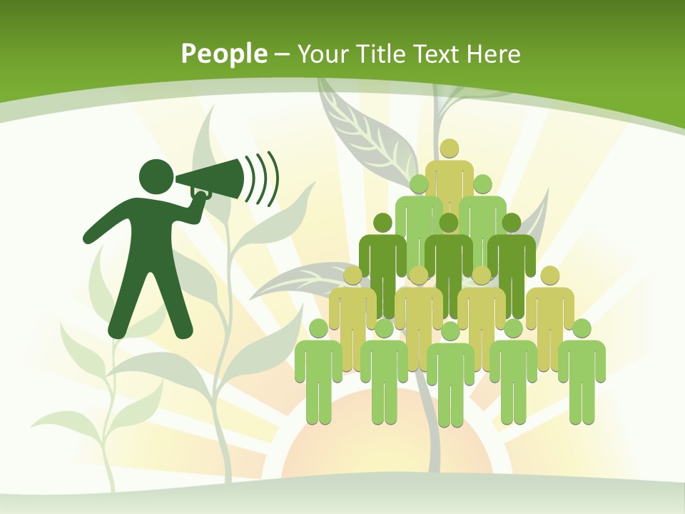 Pure Seed Leaf PowerPoint Template