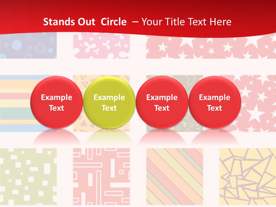 Dayglo Glaring Bubbles PowerPoint Template