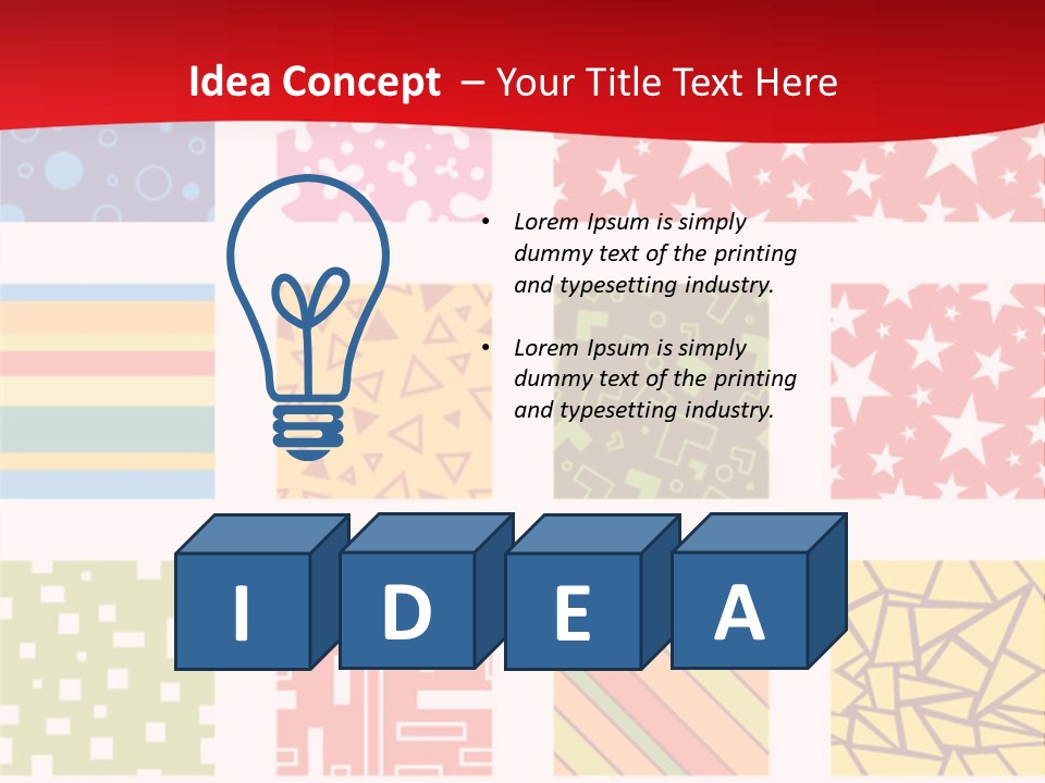 Dayglo Glaring Bubbles PowerPoint Template