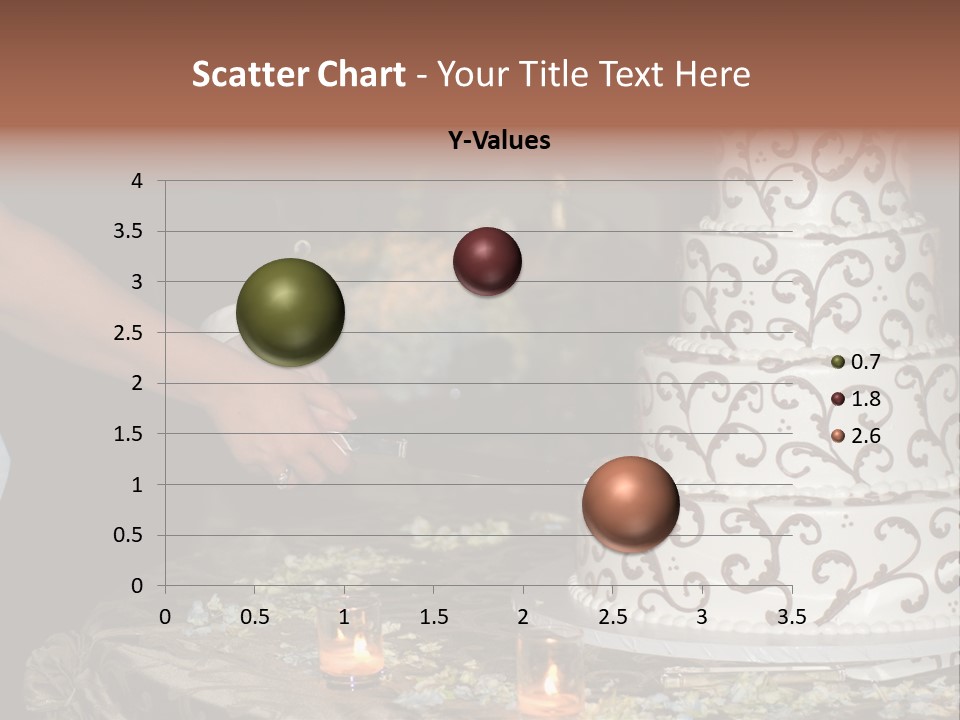 Groom Candles Swirls PowerPoint Template