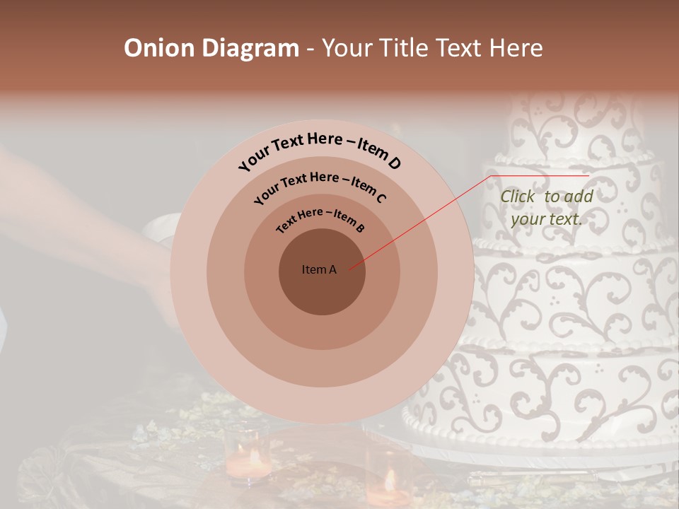 Groom Candles Swirls PowerPoint Template