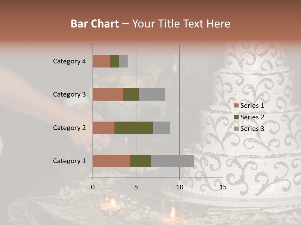 Groom Candles Swirls PowerPoint Template