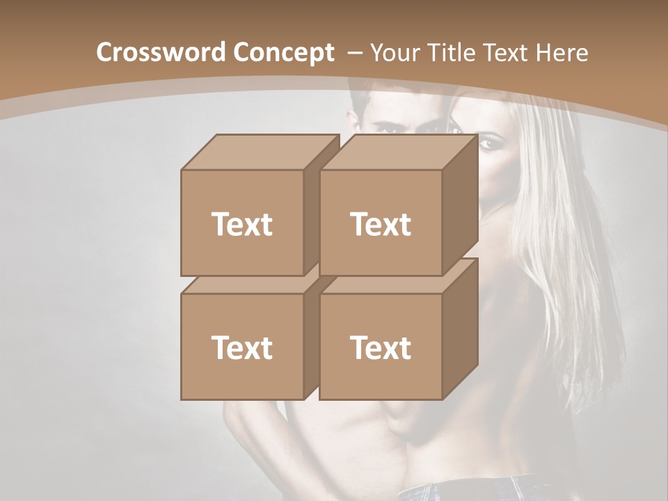 Copy Background Standing PowerPoint Template