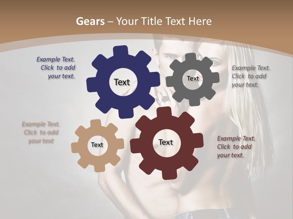 Copy Background Standing PowerPoint Template