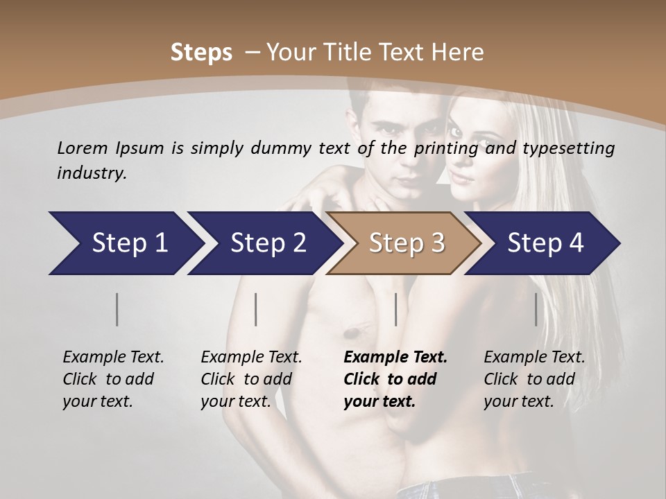 Copy Background Standing PowerPoint Template