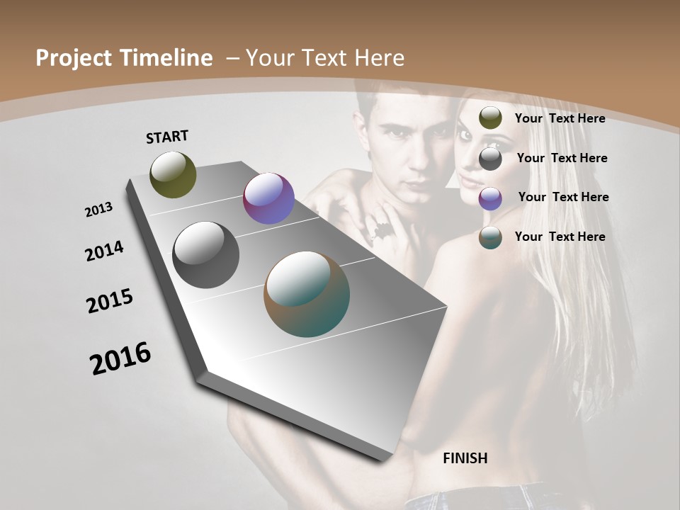 Copy Background Standing PowerPoint Template