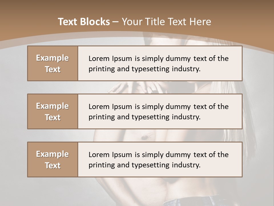 Copy Background Standing PowerPoint Template
