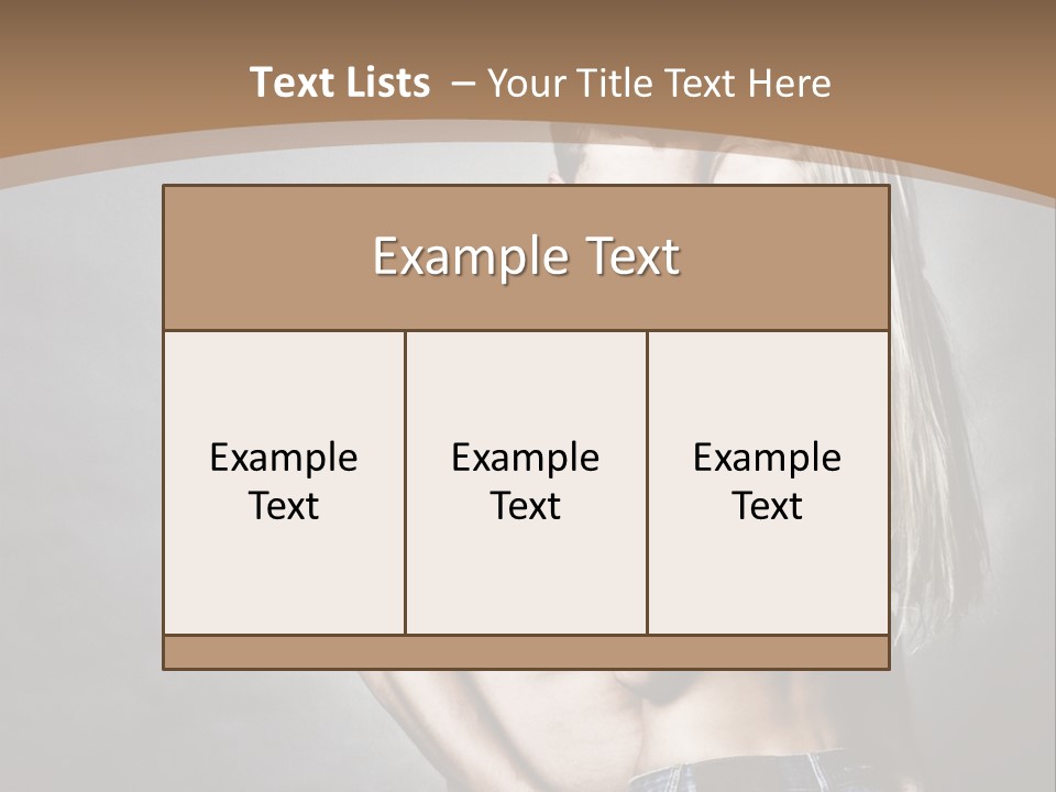 Copy Background Standing PowerPoint Template