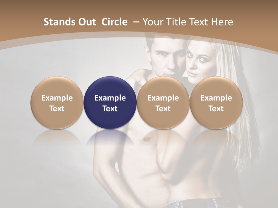 Copy Background Standing PowerPoint Template