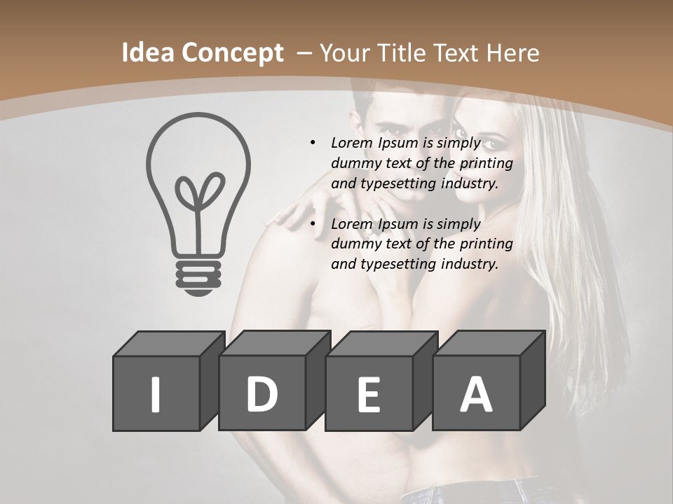 Copy Background Standing PowerPoint Template