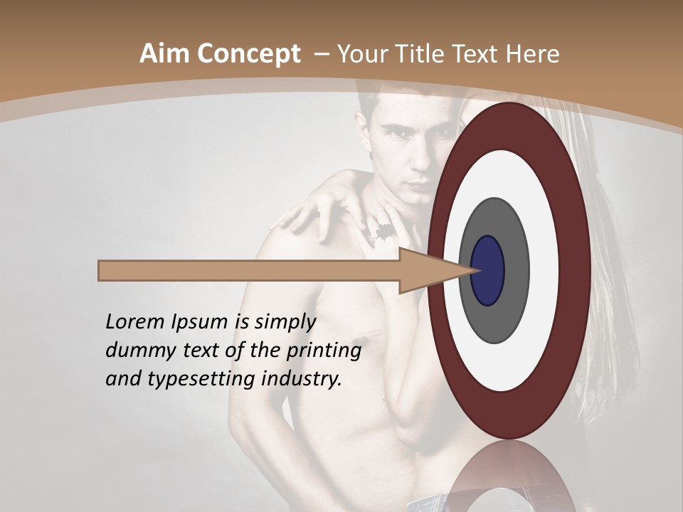Copy Background Standing PowerPoint Template
