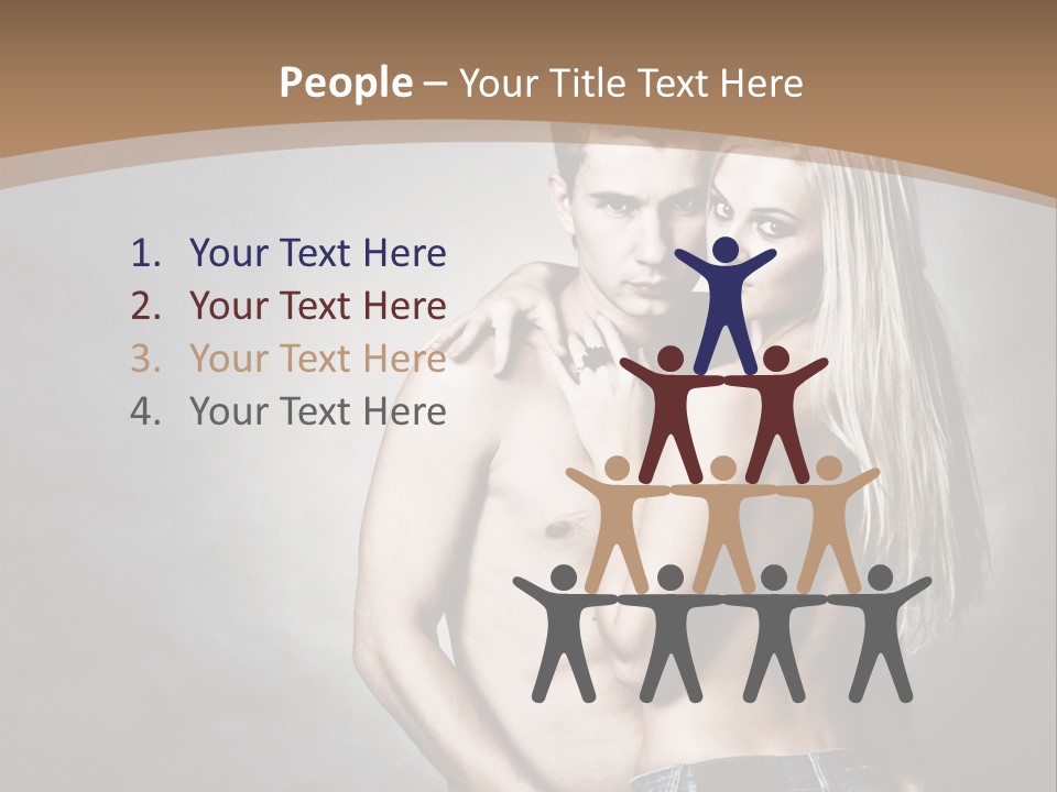 Copy Background Standing PowerPoint Template