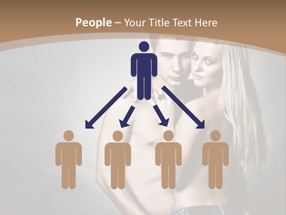 Copy Background Standing PowerPoint Template