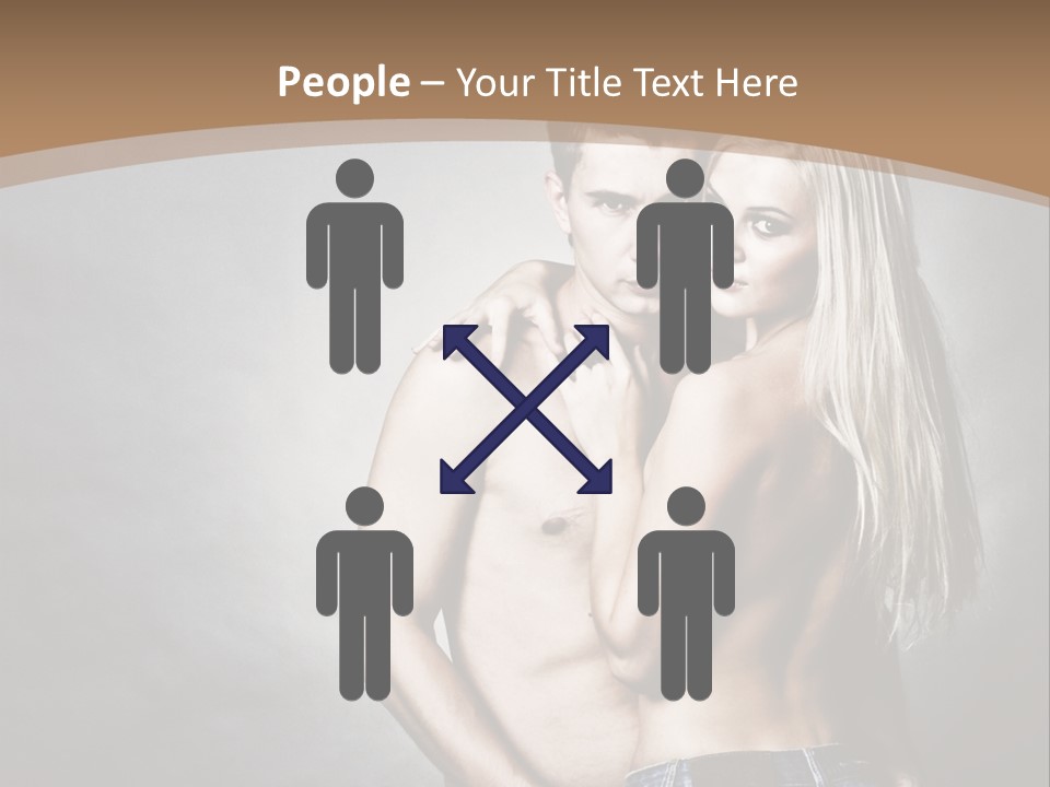 Copy Background Standing PowerPoint Template