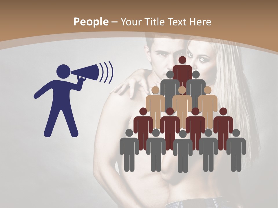 Copy Background Standing PowerPoint Template