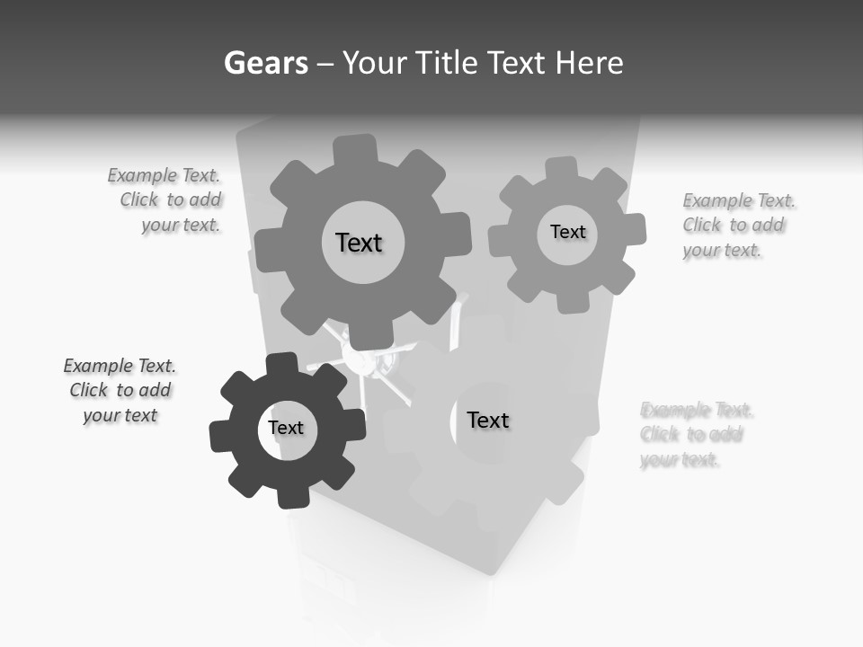 Deposit Locker Safe PowerPoint Template