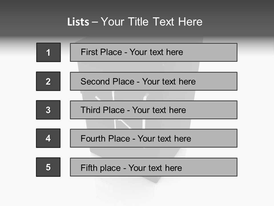 Deposit Locker Safe PowerPoint Template