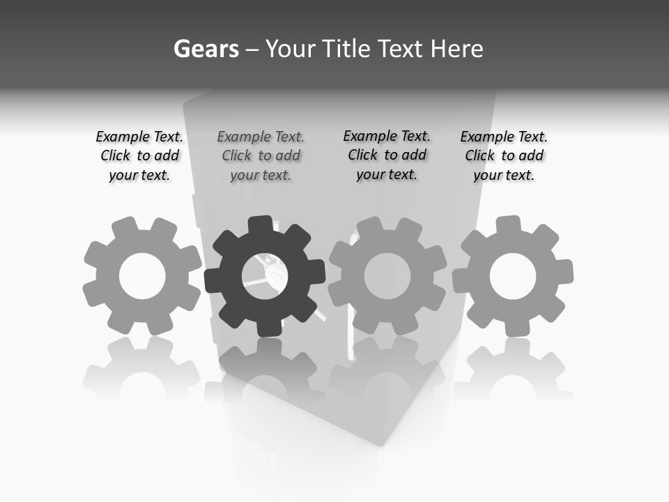 Deposit Locker Safe PowerPoint Template