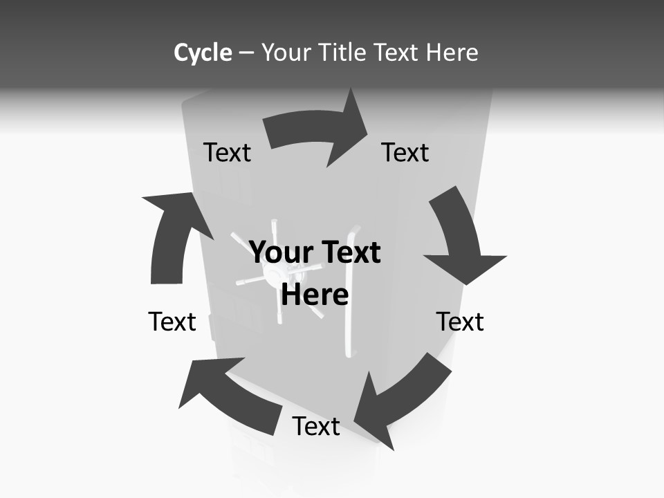 Deposit Locker Safe PowerPoint Template