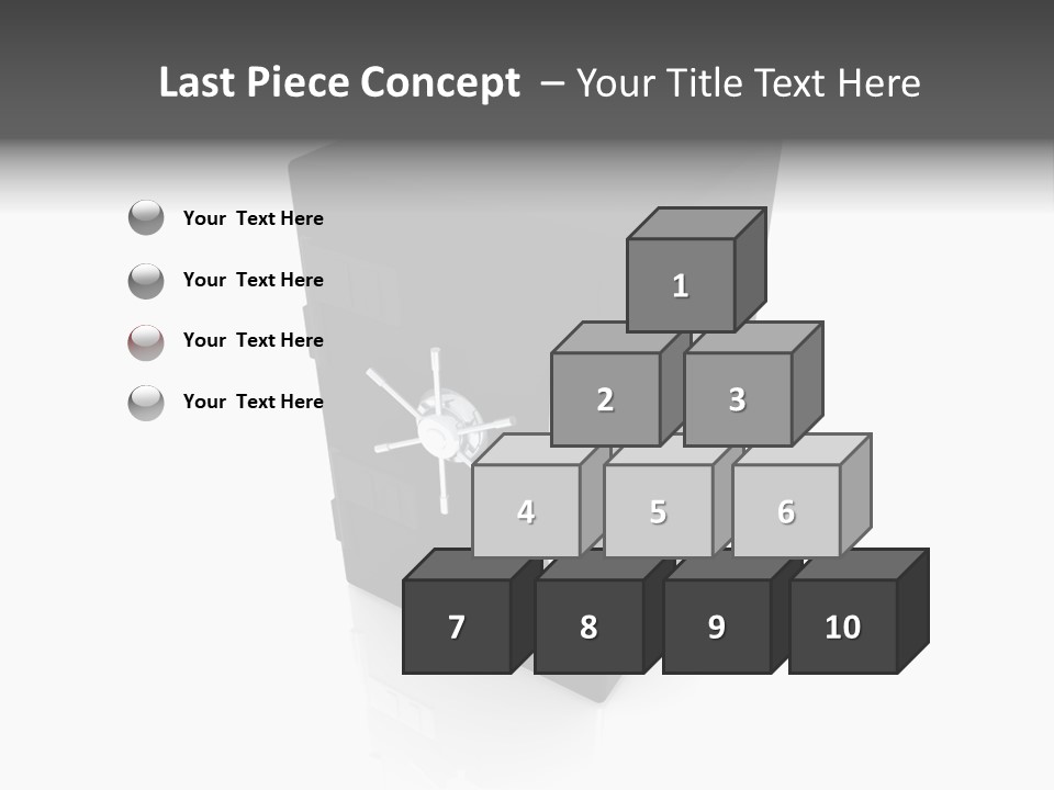 Deposit Locker Safe PowerPoint Template