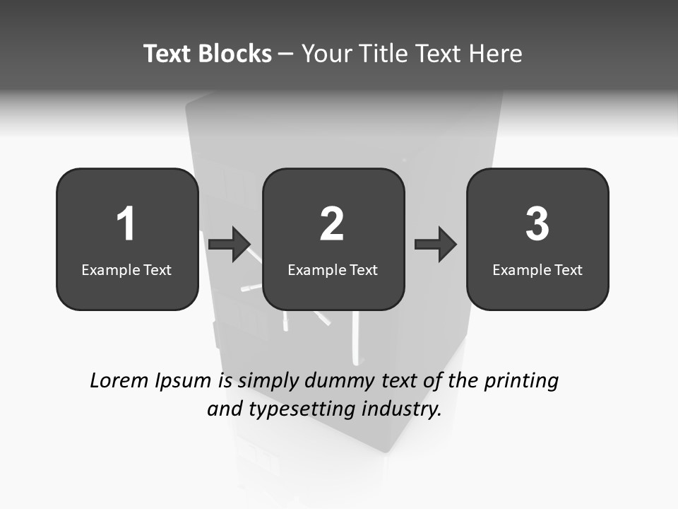 Deposit Locker Safe PowerPoint Template
