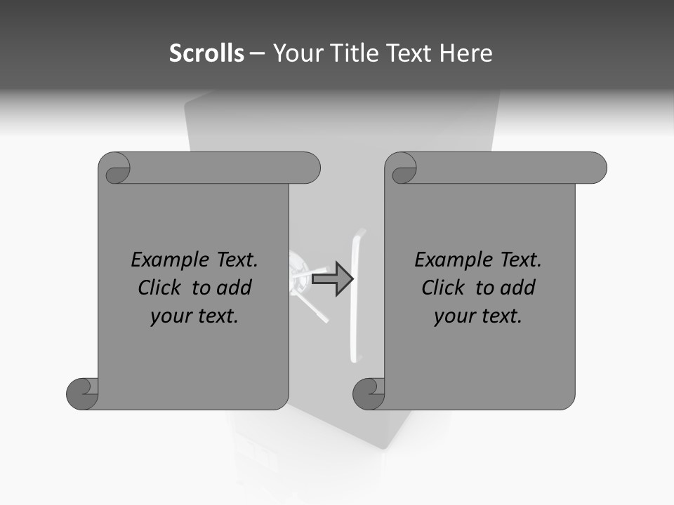 Deposit Locker Safe PowerPoint Template