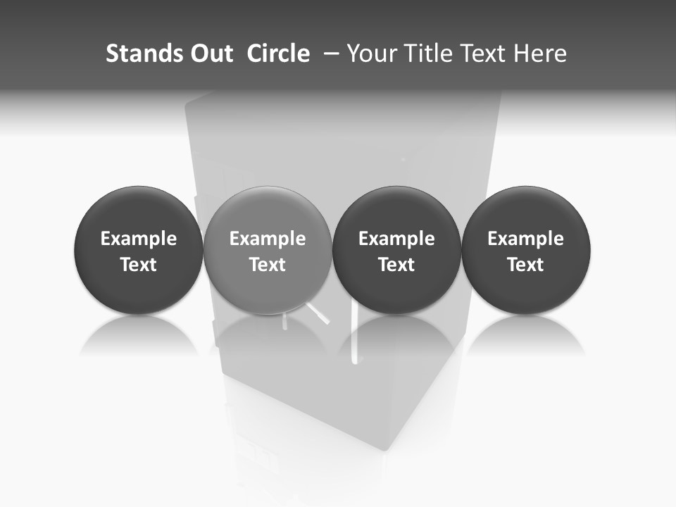 Deposit Locker Safe PowerPoint Template