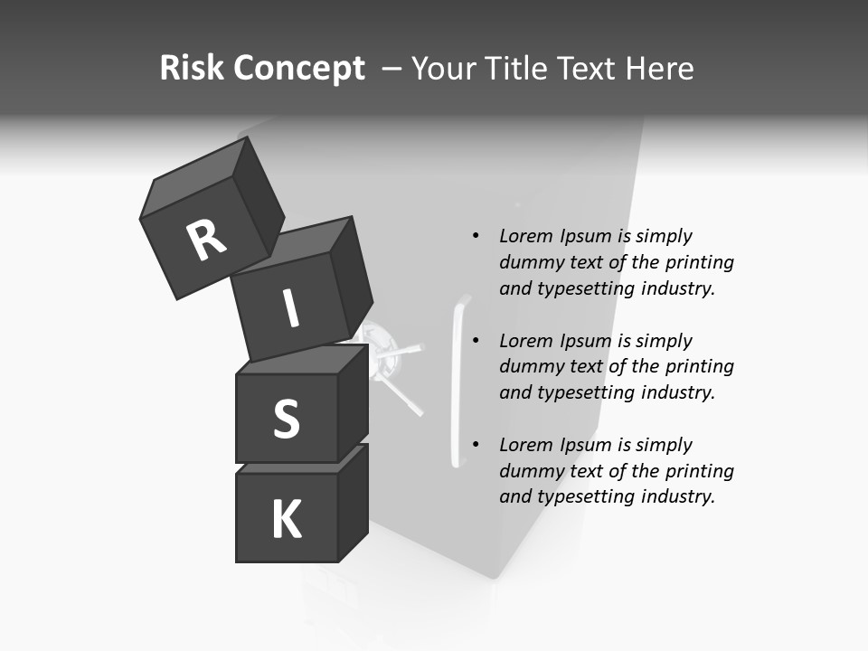 Deposit Locker Safe PowerPoint Template