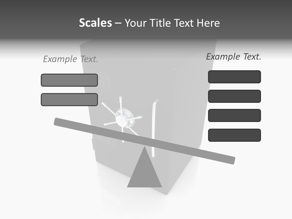 Deposit Locker Safe PowerPoint Template