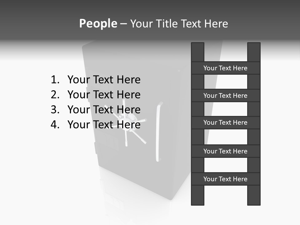 Deposit Locker Safe PowerPoint Template