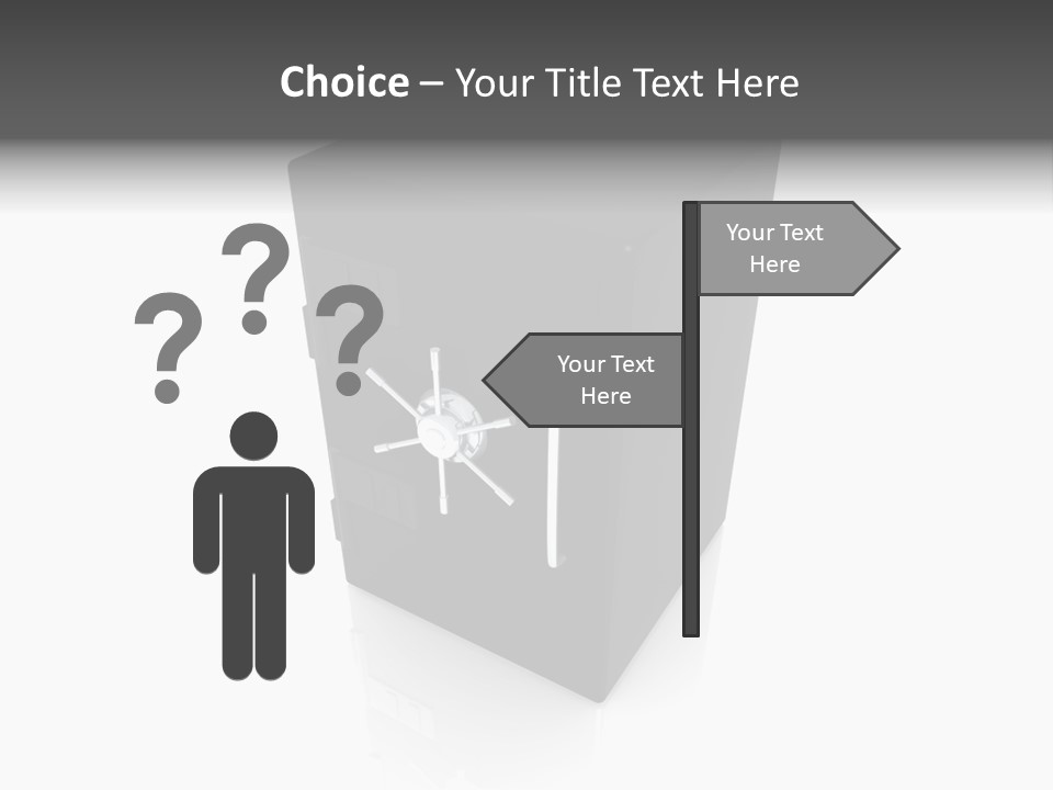 Deposit Locker Safe PowerPoint Template