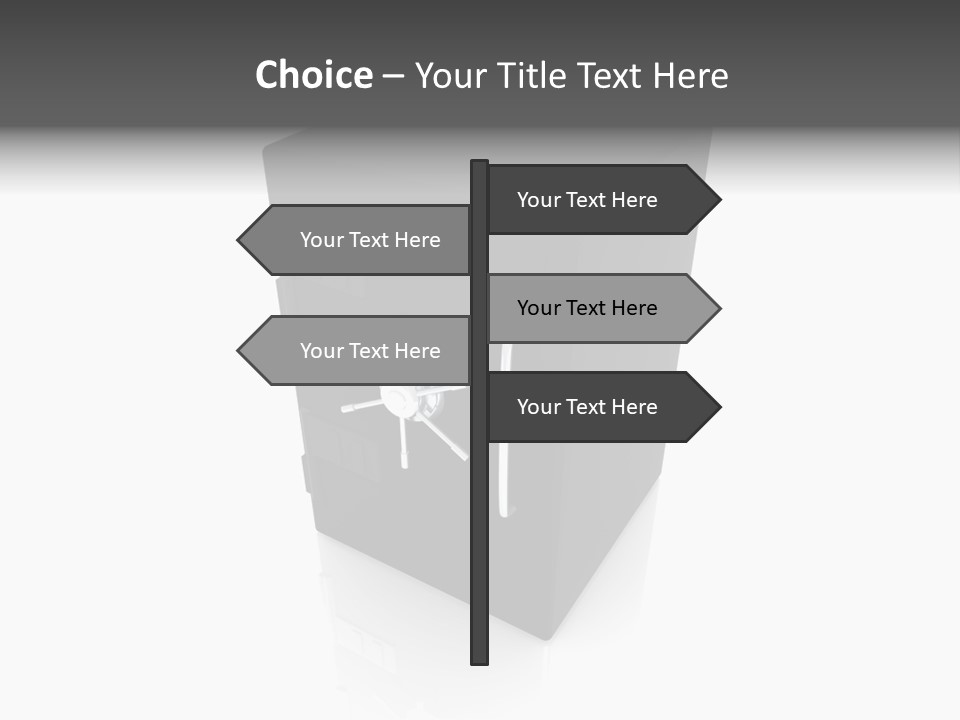 Deposit Locker Safe PowerPoint Template