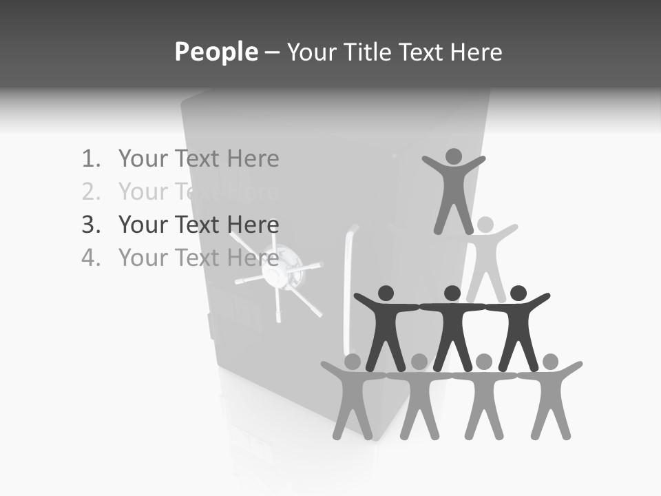 Deposit Locker Safe PowerPoint Template