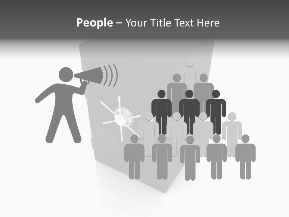 Deposit Locker Safe PowerPoint Template