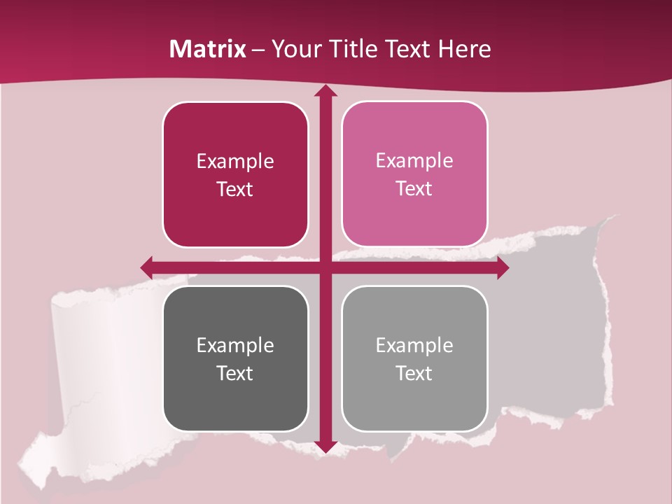 Aged Rough Black PowerPoint Template