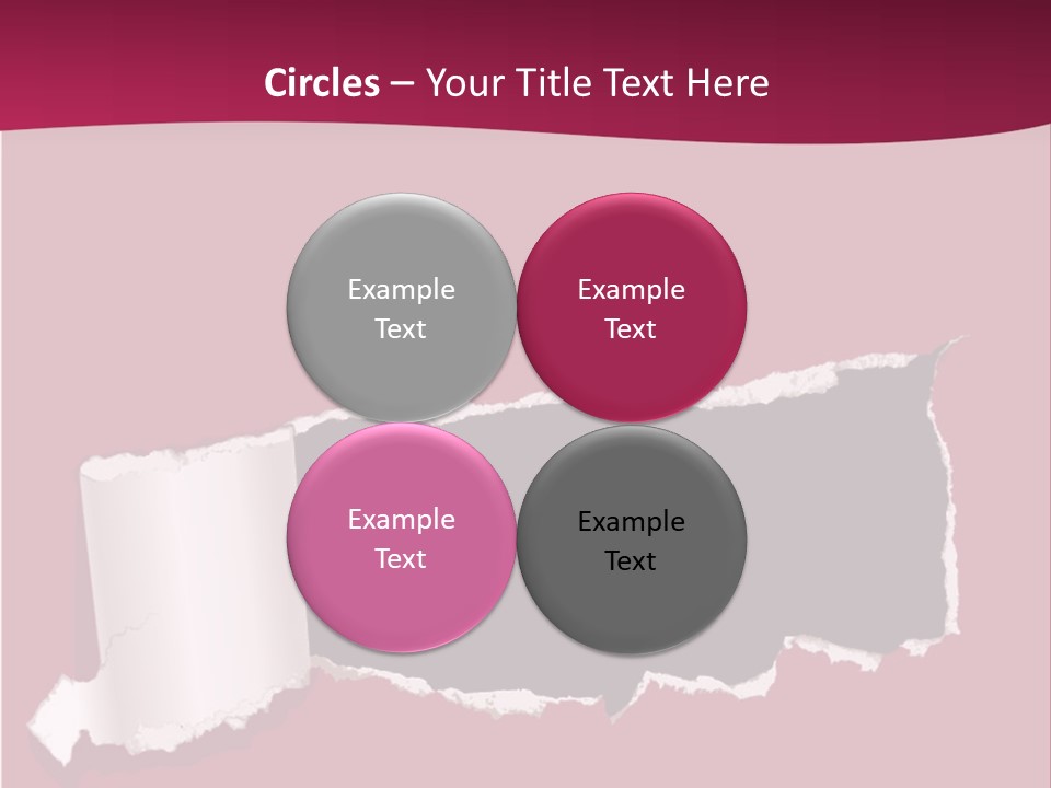 Aged Rough Black PowerPoint Template