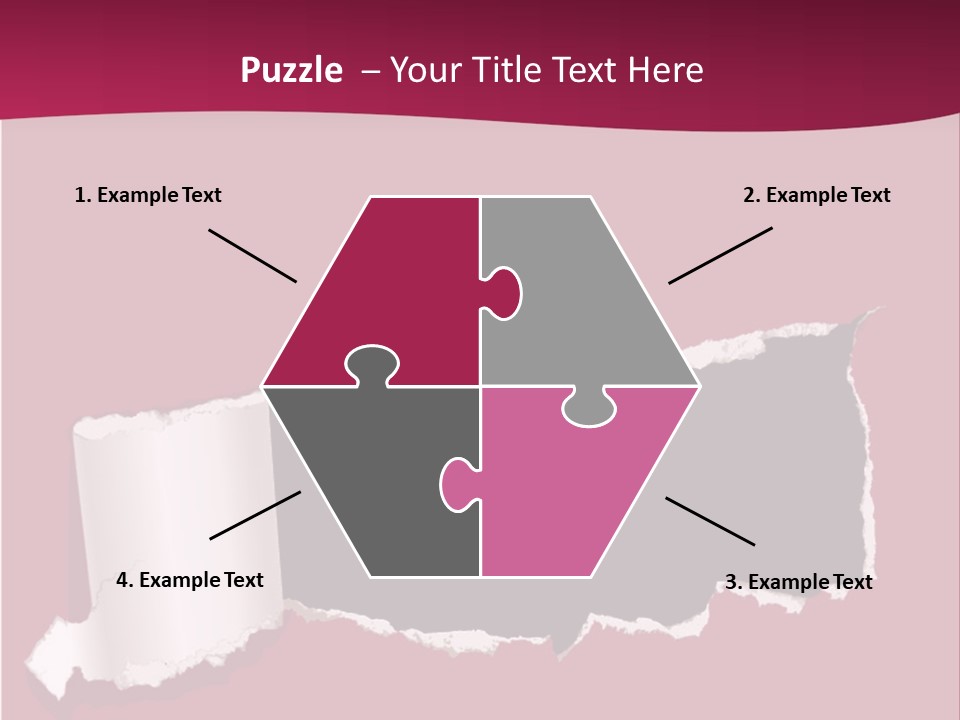 Aged Rough Black PowerPoint Template