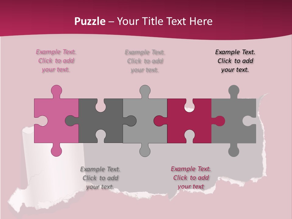 Aged Rough Black PowerPoint Template