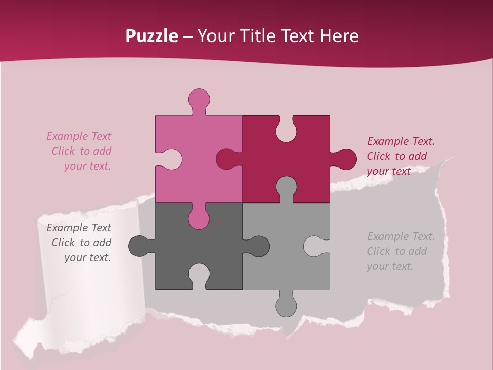 Aged Rough Black PowerPoint Template