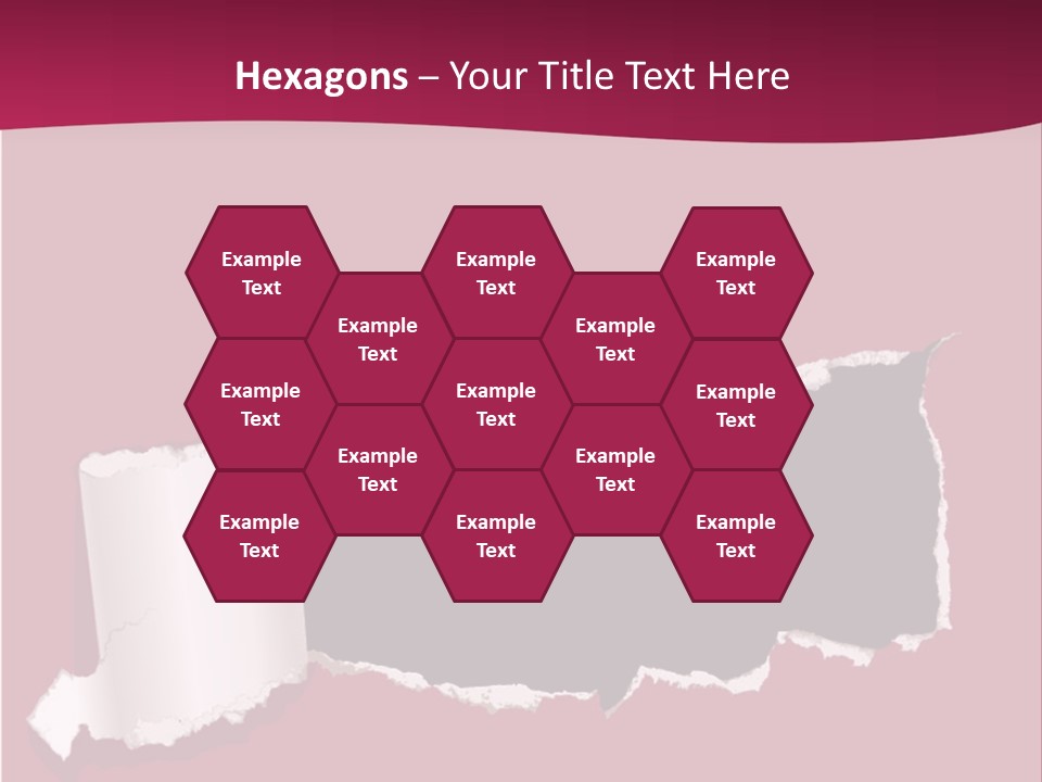 Aged Rough Black PowerPoint Template