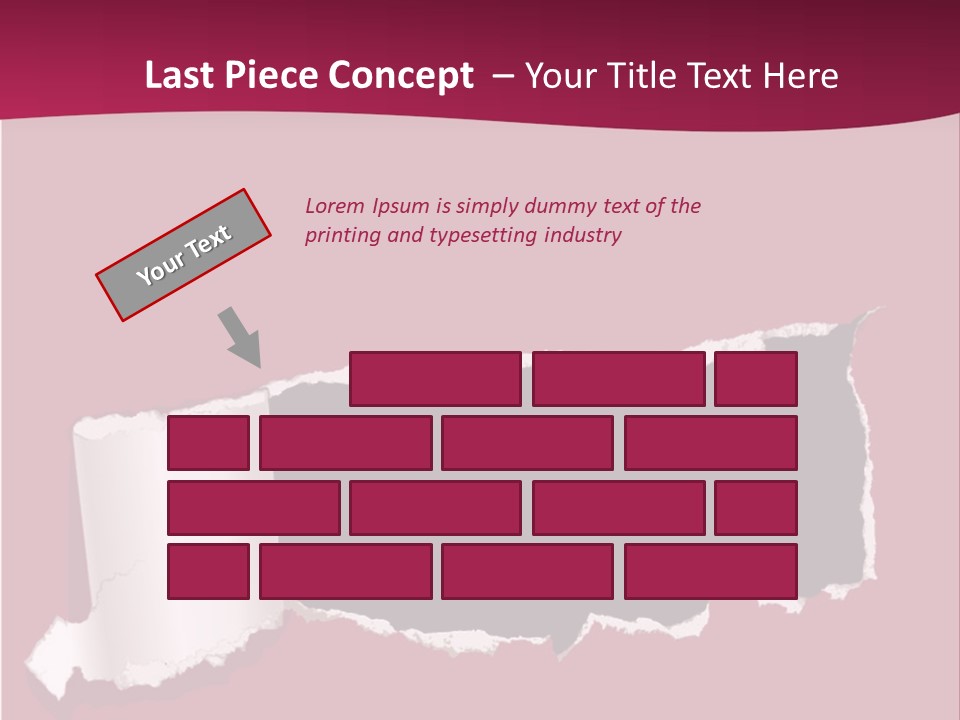 Aged Rough Black PowerPoint Template