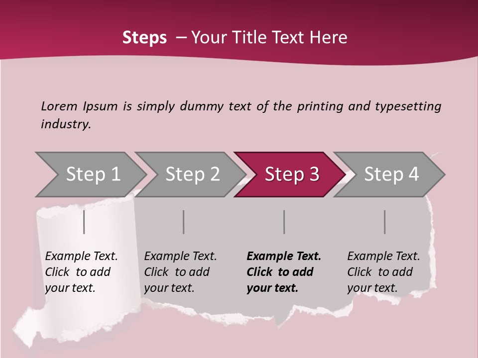 Aged Rough Black PowerPoint Template