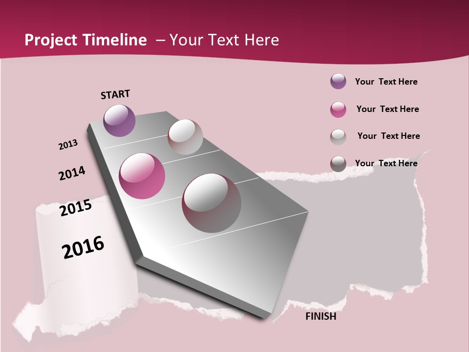 Aged Rough Black PowerPoint Template