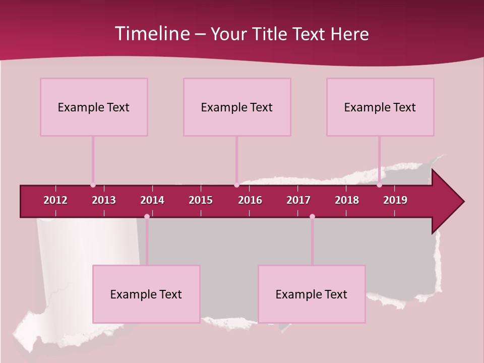 Aged Rough Black PowerPoint Template